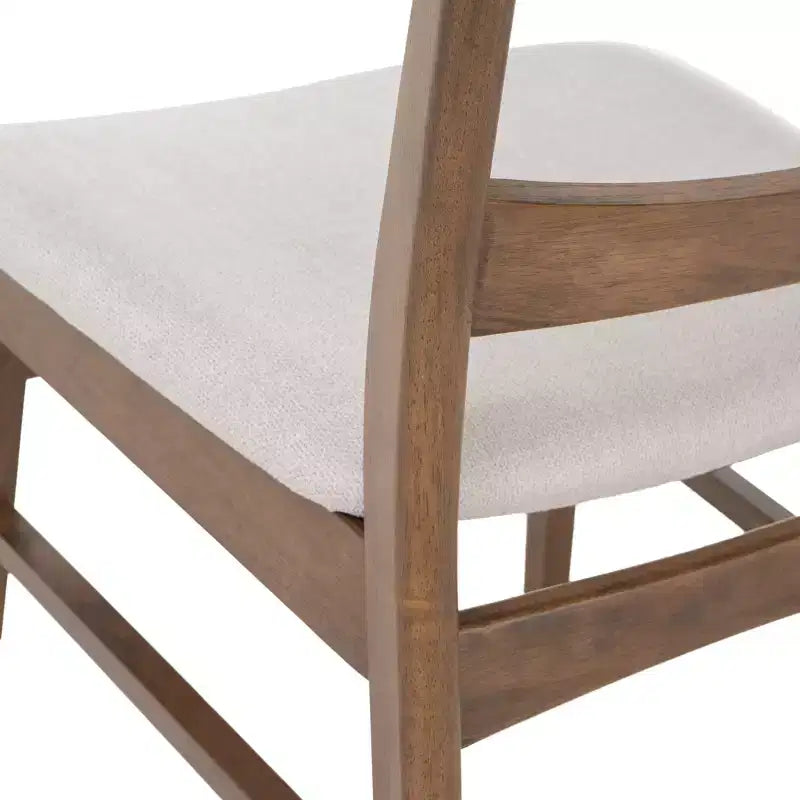 Christopher Knight Home Bryner Ensemble de salle à manger 5 pièces en bois et tissu de style moderne du milieu du siècle