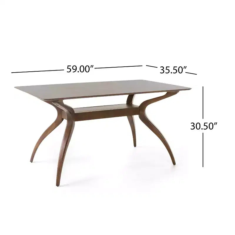 Ensemble de salle à manger 5 pièces en tissu rembourré Christopher Knight Home Brevard Mid-Century Modern