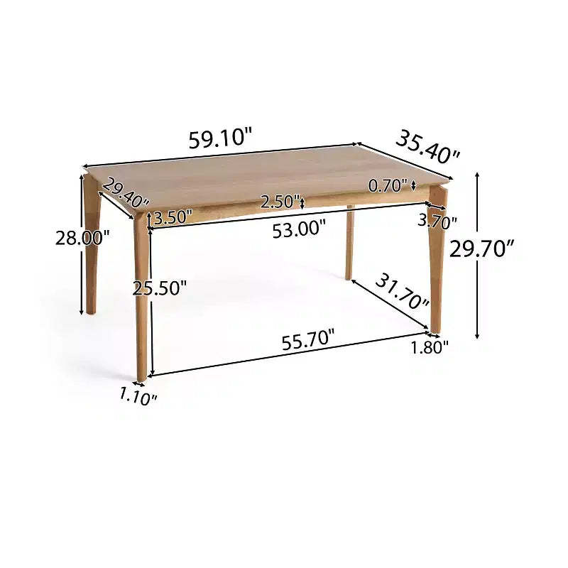 Ensemble de salle à manger 7 pièces en bois et tissu Ballantrae de Christopher Knight Home