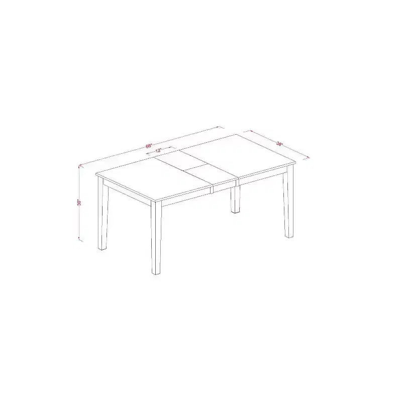 Ensemble de salle à manger "Coastal Cottage" - Table et chaises pour la décoration de cuisine à la maison