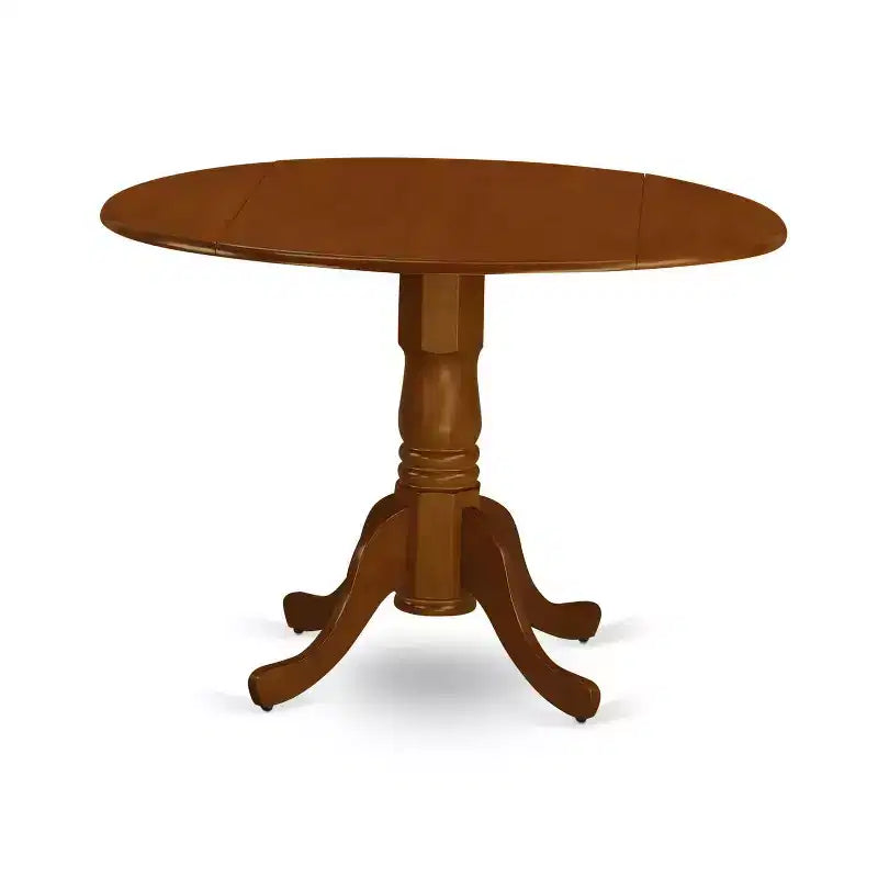 Ensemble de salle à manger rond 5 pièces, table de 42 pouces et 4 chaises, style sud-ouest