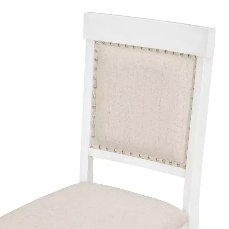 Ensemble de table de cuisine style ferme pour 4 personnes, table à manger ronde extensible en bois et 4 chaises rembourrées, ensemble de salle à manger rétro pour cuisine