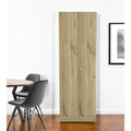 71 Garde-manger ou placard de rangement en bois de chêne - 23,6' X '70,8' X '11,8