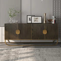 Meuble d'appoint 4 portes en bois