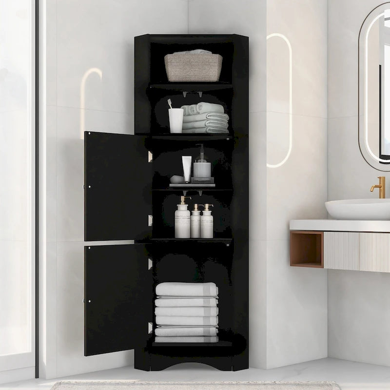 Meuble d'angle haut pour salle de bain