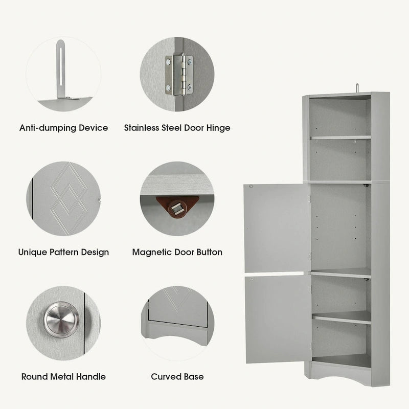 Meuble d'angle haut pour salle de bain