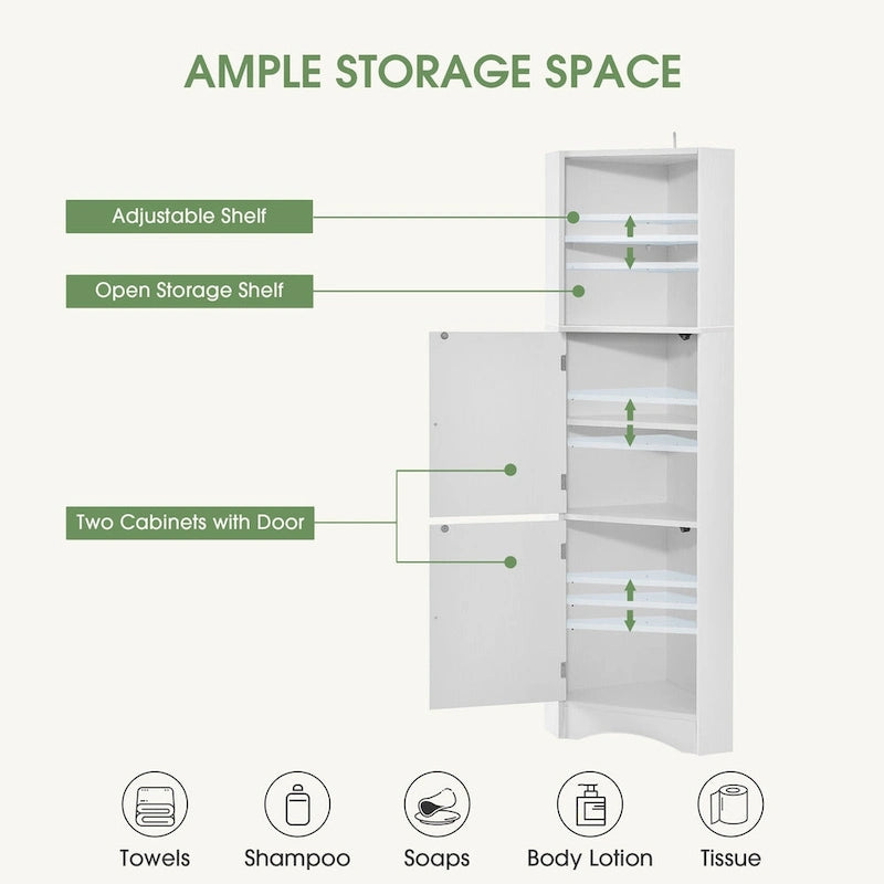 Meuble d'angle haut pour salle de bain