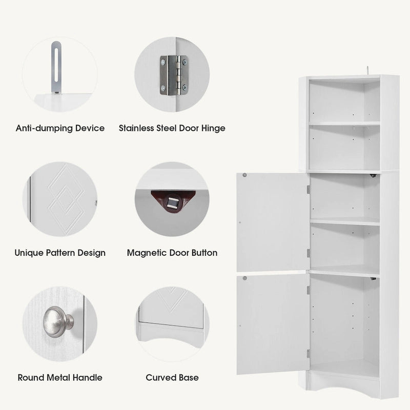 Meuble d'angle haut pour salle de bain