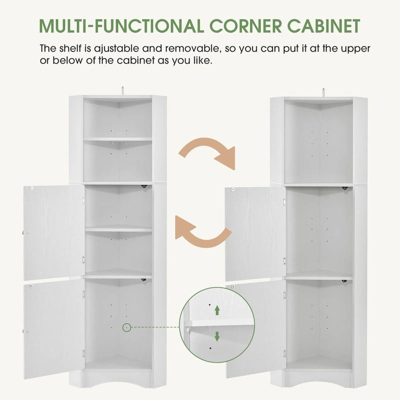 Meuble d'angle haut pour salle de bain