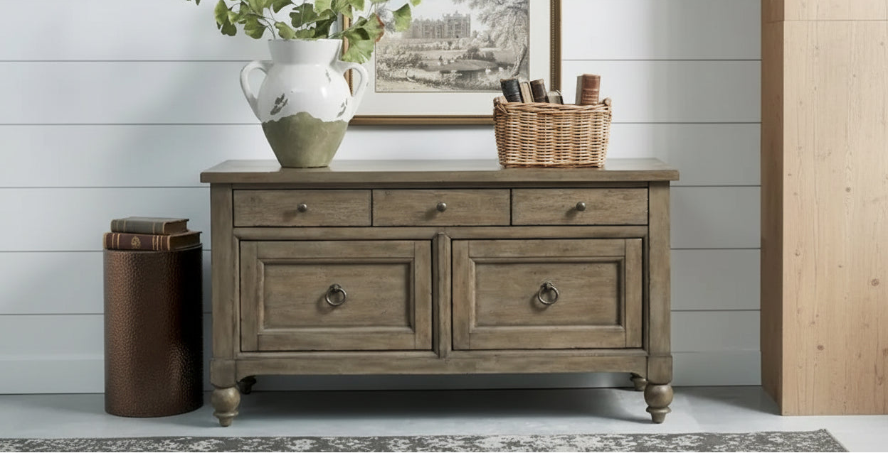 Crédence Americana Farmhouse Taupe Poussiéreux