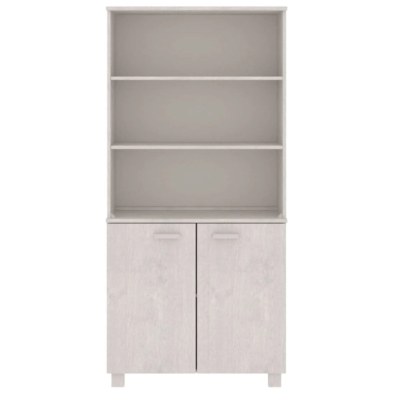Commode Étagère avec Rangement Étagères Bois Massif Pin - 33.5 x 13.8 x 70.9