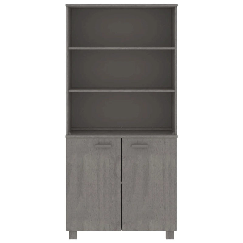 Commode Étagère avec Rangement Étagères Bois Massif Pin - 33.5 x 13.8 x 70.9