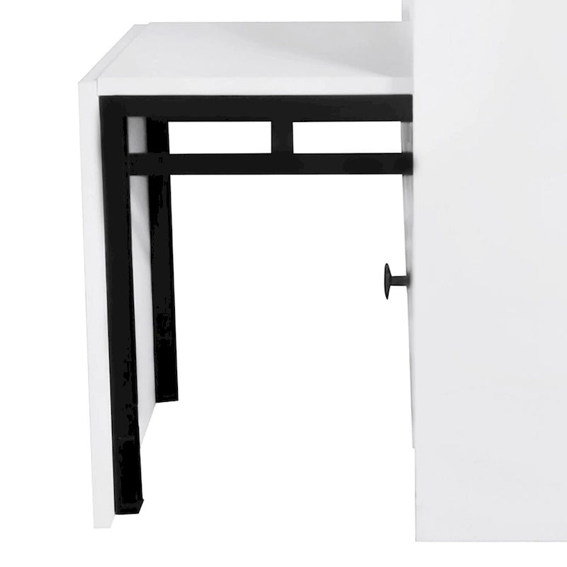 Meuble de rangement à chaussures multifonctionnel et minimaliste avec siège rabattable