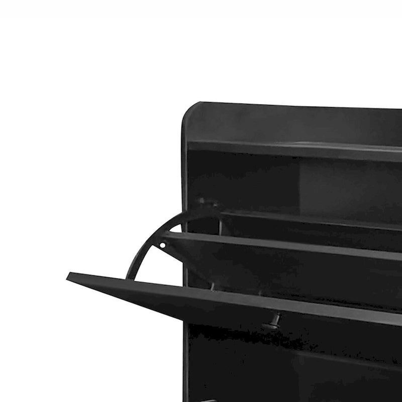 Meuble de rangement à chaussures multifonctionnel et minimaliste avec siège rabattable