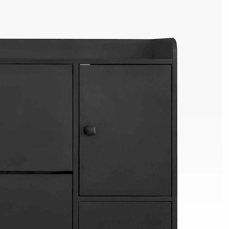 Meuble de rangement à chaussures multifonctionnel et minimaliste avec siège rabattable