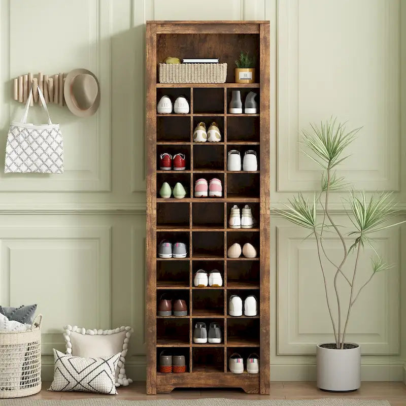 Meuble à chaussures élégant de 30 paires avec une grande capacité de rangement