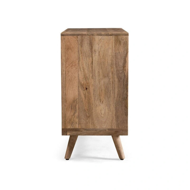 Commode moderne en bois à 3 tiroirs, meuble de rangement d'appoint - N/A