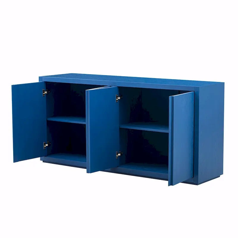 Cabinet buffet quatre portes en frêne
