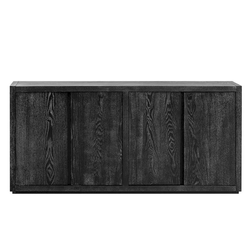 Cabinet buffet quatre portes en frêne