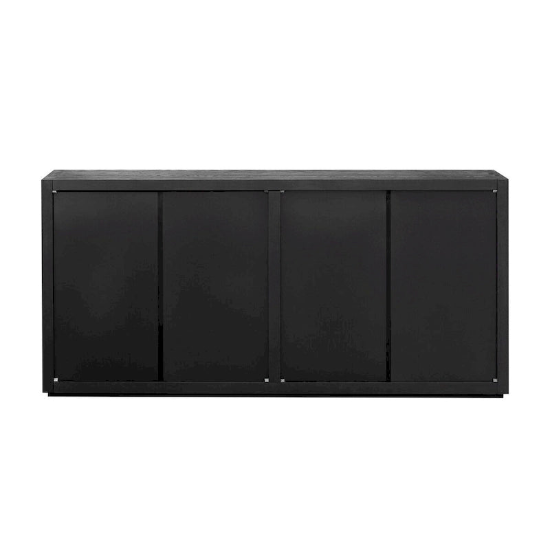 Cabinet buffet quatre portes en frêne