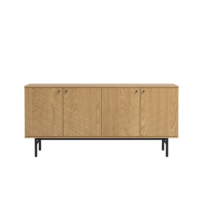 Bahut large de 160 cm avec motif géométrique