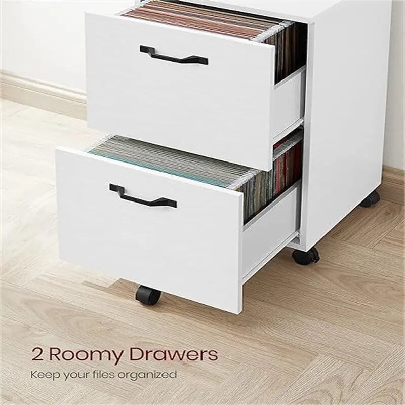 Classeur à 2 tiroirs - 15,7P x 16,5L x 27,6H