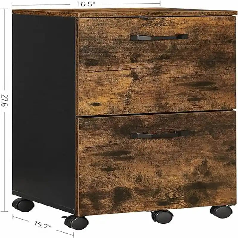 Classeur à 2 tiroirs - 15,7P x 16,5L x 27,6H