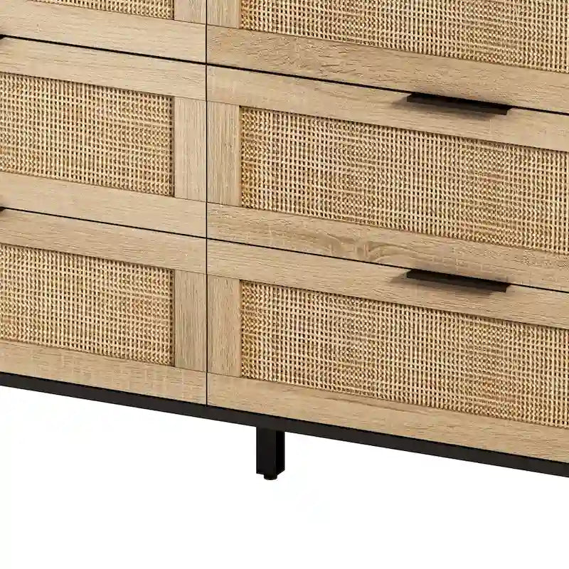 51,18 L 6-tiroirs Meuble de rangement en rotin