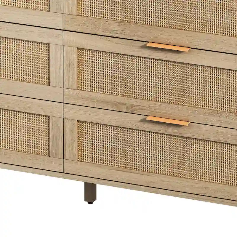51,18 L 6-tiroirs Meuble de rangement en rotin