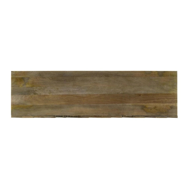 Buffet de salle à manger 3 portes en bois de manguier marron