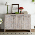 Meuble d'appoint 3 portes en bois de style fermette : Buffet de rangement