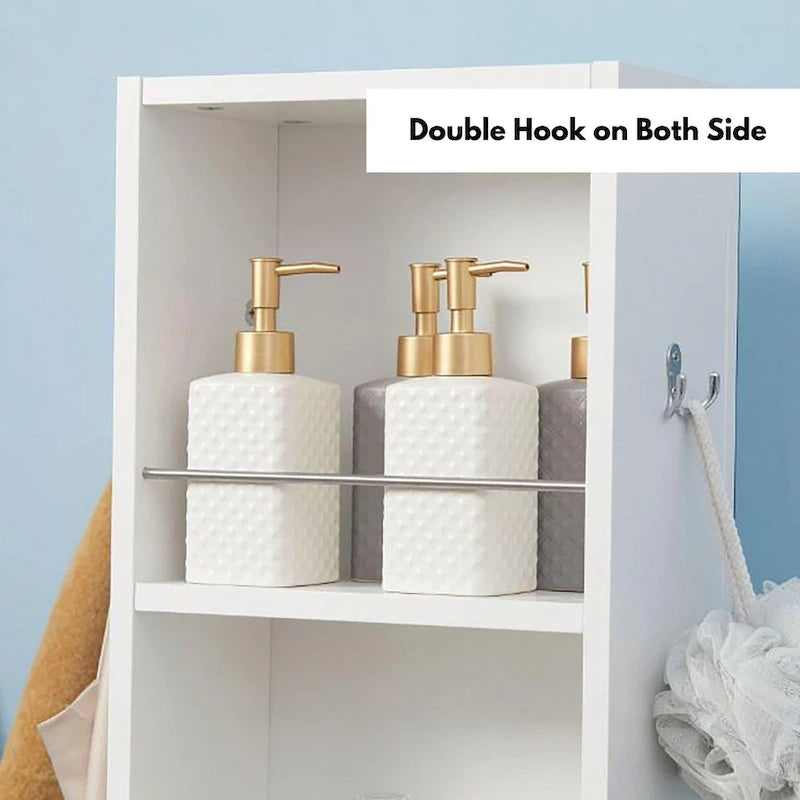Armoire de rangement rotative Miroir pleine longueur Pivotant à 360 degrés - 169,2 cm (H) x 30,5 cm (L) x 36,6 cm (diamètre de la base)
