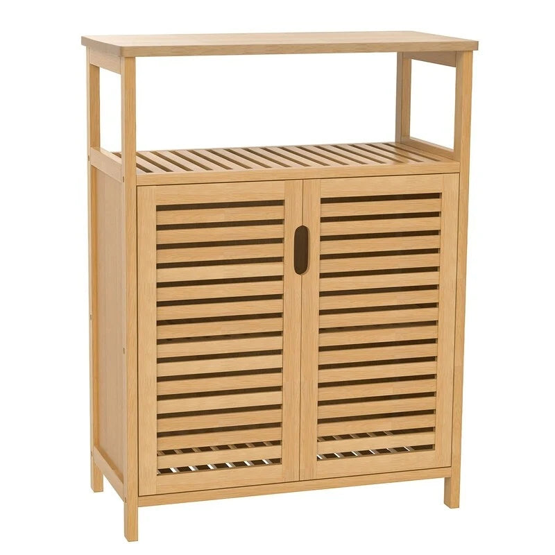 Meuble de rangement en bambou – 11,8P x 23,6L x 31,7H