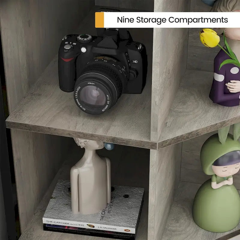 Meuble d'angle avec ports USB et prises de courant